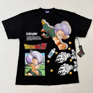 Civil Regime x Dragon Ball Z / DBZ Graphic Oversized Tee Size M NWT